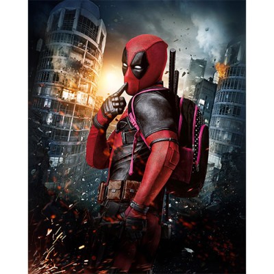 Placa Decorativa Deadpool - Mod.02